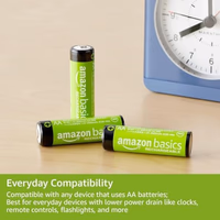 Amazon Basics 8-Pack Rechargeable AA NiMH Batteries, 2000 mAh, 1.2V, Low Self Discharge, Long-Lasting, Pre-Charged, Recharge up to 1000x Times thumbnail 3