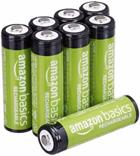 Amazon Basics 8-Pack Rechargeable AA NiMH Batteries, 2000 mAh, 1.2V, Low Self Discharge, Long-Lasting, Pre-Charged, Recharge up to 1000x Times thumbnail 1
