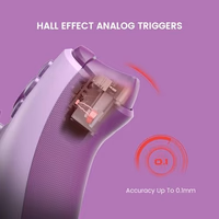 GameSir G7 SE Wired Controller for Xbox Series X|S, Xbox One & Windows 10/11, Plug and Play Gaming Gamepad with Hall Effect Joysticks/Hall Trigger, 3.5mm Audio Jack (Purple) thumbnail 3