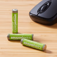 Amazon Basics 24-Pack Rechargeable AAA NiMH High-Capacity Batteries, 850 mAh, 1.2V, Recharge up to 500x Times, Pre-Charged thumbnail 2