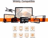 Amazon Basics microSDXC Memory Card with Full Size Adapter, A2, U3, Read Speed up to 100 MB/s, 256GB, Black thumbnail 5