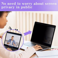 Removable Magnetic Privacy Filter for 12.5 inch 16:9, Anti Spy Anti-Glare Laptop Monitor Screen Protector, Blue Light Blocking Film for Notebook 12.5''（283 * 166） mm thumbnail 2