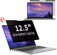 Removable Magnetic Privacy Filter for 12.5 inch 16:9, Anti Spy Anti-Glare Laptop Monitor Screen Protector, Blue Light Blocking Film for Notebook 12.5''（283 * 166） mm thumbnail 1