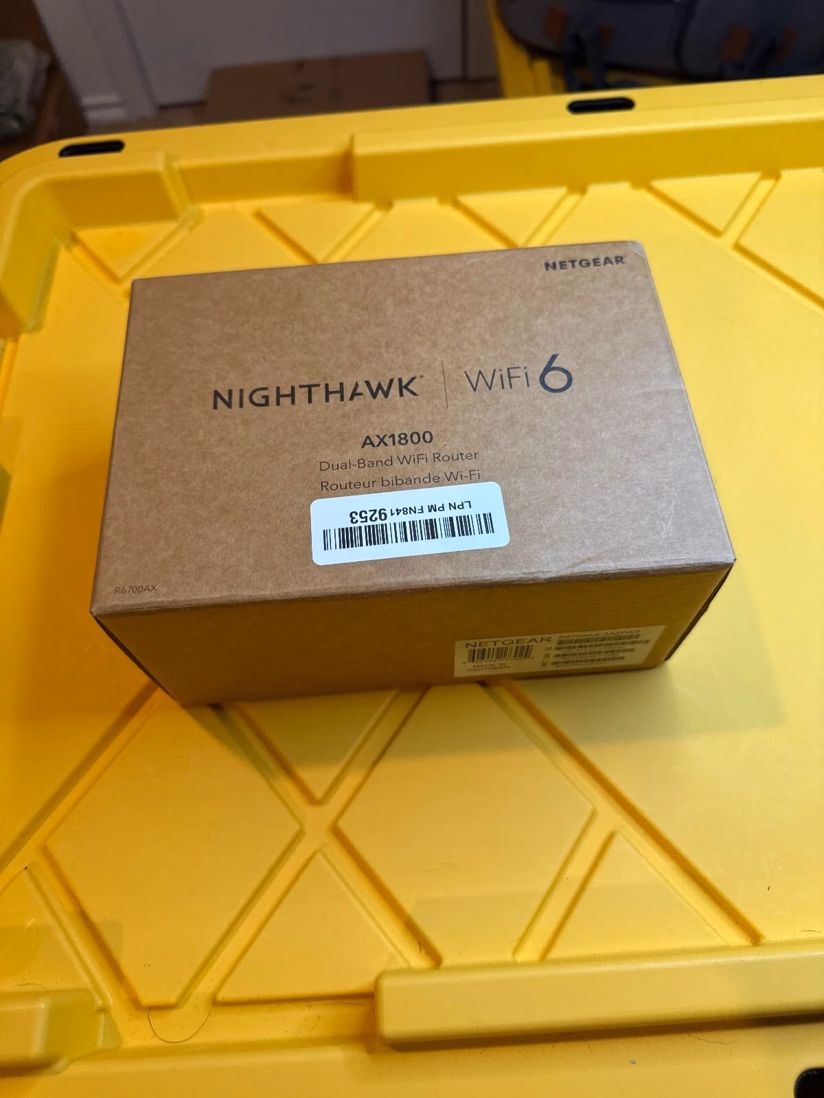 NETGEAR 4-Stream WiFi 6 Router R6700AX Only 20 Devices Up to 1.8 Gbps thumbnail 2