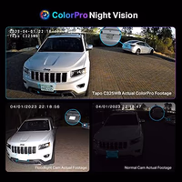 Tapo ColorPro Wi-Fi Outdoor Camera | Plug-in | Daylight Clarity at Night | 2K QHD | Person/Pet/Vehicle Detection | Local/Cloud Storage | 127° FOV | Built-in Siren C325WB thumbnail 3