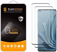Supershieldz (2 Pack) Designed for OnePlus 10 Pro Tempered Glass Screen Protector, (Full Cover) (3D Curved Glass) Anti Scratch, Bubble Free (Black) thumbnail 1