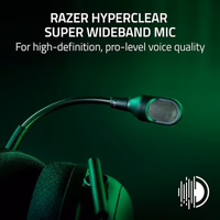 Razer BlackShark V2 Pro Wireless Xbox Gaming Headset: 50mm Drivers - Super Wideband Mic - Noise Isolating Earcups - for Xbox, PS5, Nintendo Switch 2, PC, Mac - Bluetooth, USB-C - 70hr Battery - Black thumbnail 3