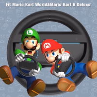 Switch Steering Wheel for Nintendo Switch 2,Mario Kart Racing Wheel for 2 Joy Cons Controller,2 Pack Nintendo Switch Steering Wheel Fit Mario Kart World/Mario Kart 8 Deluxe Switch Accessories(2025) thumbnail 4