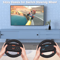 Switch Steering Wheel for Nintendo Switch 2,Mario Kart Racing Wheel for 2 Joy Cons Controller,2 Pack Nintendo Switch Steering Wheel Fit Mario Kart World/Mario Kart 8 Deluxe Switch Accessories(2025) thumbnail 3
