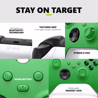 Xbox Wireless Gaming Controller (2025) – Velocity Green – Play on, Windows, Android, iOS, FireTV Sticks, Smart TVs, VR Headsets thumbnail 4