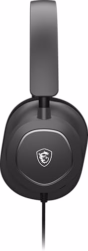 MSI Maestro 300 Gaming Headset – 40mm Neodymium Drivers, Unidirectional (Cardioid) Mic, Lightweight Comfort, Cross Platform Connectivity thumbnail 3