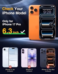 Lanhiem Magnetic for iPhone 17 Pro Case Waterproof, Built in Screen Protector & Camera Protection, [Compatible with MagSafe] Full Body Dustproof Heavy Duty Rugged Phone Case 6.3'' (Black) thumbnail 2