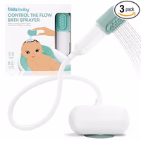 Frida Baby Control The Flow Bathtub Sprayer Attachment for Baby Bathtub, Shower Head with Scalp Massager, Control Waterflow with 2 Pressure Modes thumbnail 1