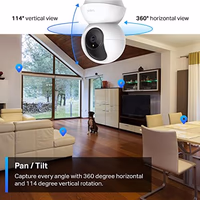 Tapo 2K Indoor Pan/Tilt Wired Security Camera - Works as a Baby Monitor & Pet Camera, Motion Detection, 2-Way Audio, Siren, Night Vision, Subscription-Free Local Storage or Optional Cloud, C210 thumbnail 3