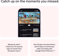 Google Nest Cam Indoor (Wired, 3rd Gen) - Security Camera with 2K Video and Gemini, Night Vision, 2-Way Audio, Works with Google Home - 2025 Model - Snow thumbnail 3