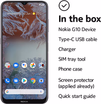 Nokia G10 | Android 13 | Unlocked GSM Smartphone | 3-Day Battery | 3GB RAM | 64GB Storage | 6.52-Inch Screen | 13MP Triple Camera | Dusk | Not Compatible with Verizon or AT&T thumbnail 5