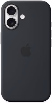 Apple iPhone 17 Silicone Case with MagSafe and Camera Control: Lightweight Phone Case, Wireless Charging Compatible, Smooth Matte Finish; Black thumbnail 4