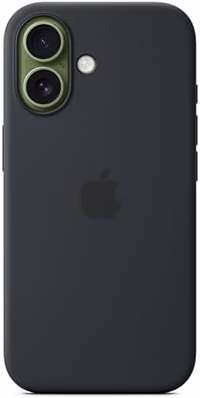 Apple iPhone 17 Silicone Case with MagSafe and Camera Control: Lightweight Phone Case, Wireless Charging Compatible, Smooth Matte Finish; Black thumbnail 2