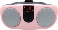 PROSCAN SRCD243 Portable CD Player with AM/FM Radio, Boombox (Pink) thumbnail 1