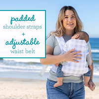 Infantino Flip 4-in-1 Convertible Baby Carrier, Adjustable, Ergonomic Hands Free Babywearing, Registry Essential, Carrier for Newborn to Toddler, Plaid thumbnail 5