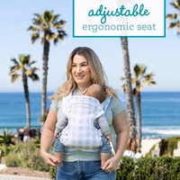 Infantino Flip 4-in-1 Convertible Baby Carrier, Adjustable, Ergonomic Hands Free Babywearing, Registry Essential, Carrier for Newborn to Toddler, Plaid thumbnail 2