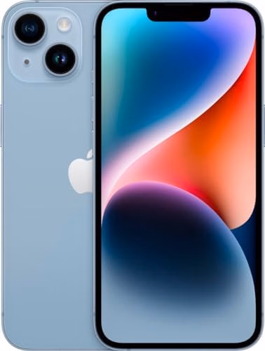 Apple iPhone 14, 128GB, Blue - Unlocked (Amazon Renewed) (Brand New) thumbnail 1