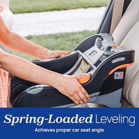 Chicco KeyFit Infant Car Seat Base, Stay-in-Car Rear-Facing Base, Anthracite/Grey thumbnail 2