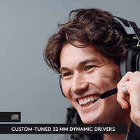 Logitech G Astro A10 Gen 2 Cross-Platform Wired Gaming Headset for PlayStation 5/4, Xbox S|X, Nintendo Switch, PC: 3.5mm Headphone Jack, 32mm Drivers, Flip-to-Mute Mic, Over-Ear - Black/Xbox Edition thumbnail 3