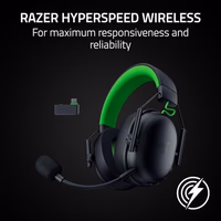Razer BlackShark V3 X HyperSpeed Wireless Gaming Headset for Xbox: 50mm Drivers - Cardioid Mic - 2.4 GHz, Bluetooth, USB - Works with PC, Mac, PS5, Nintendo Switch - Long Battery Life - Black thumbnail 5