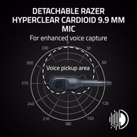 Razer BlackShark V3 X HyperSpeed Wireless Gaming Headset for Xbox: 50mm Drivers - Cardioid Mic - 2.4 GHz, Bluetooth, USB - Works with PC, Mac, PS5, Nintendo Switch - Long Battery Life - Black thumbnail 4