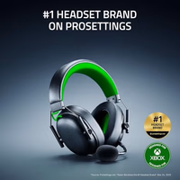 Razer BlackShark V3 X HyperSpeed Wireless Gaming Headset for Xbox: 50mm Drivers - Cardioid Mic - 2.4 GHz, Bluetooth, USB - Works with PC, Mac, PS5, Nintendo Switch - Long Battery Life - Black thumbnail 2