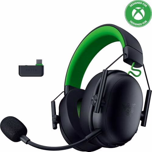 Razer BlackShark V3 X HyperSpeed Wireless Gaming Headset for Xbox: 50mm Drivers - Cardioid Mic - 2.4 GHz, Bluetooth, USB - Works with PC, Mac, PS5, Nintendo Switch - Long Battery Life - Black