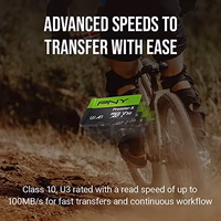 PNY 256GB Premier-X Class 10 U3 V30 microSDXC Flash Memory Card 2-Pack thumbnail 3