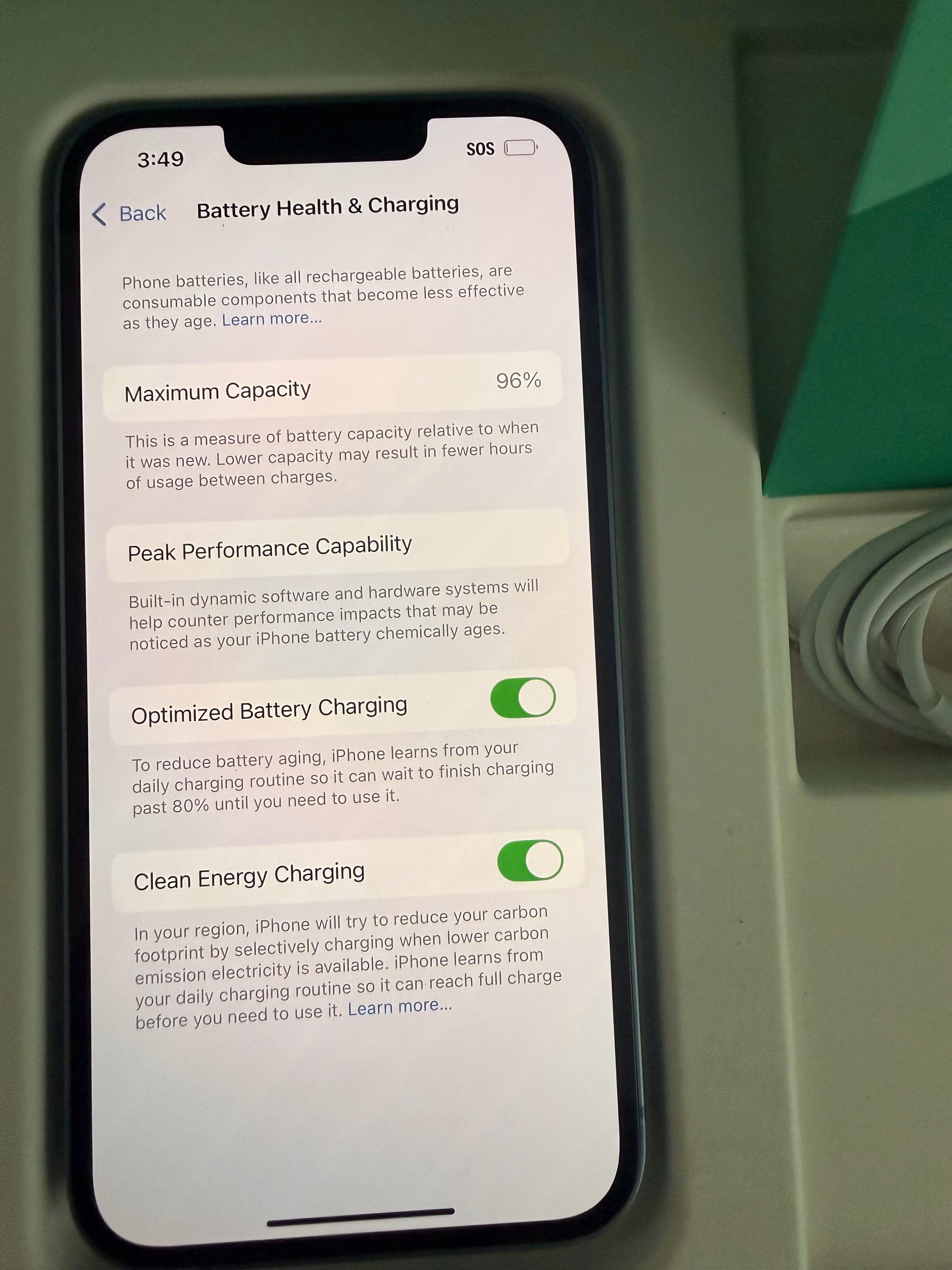 Apple iPhone (Amazon Renewed Premium) 14, 128GB, Blue - Unlocked thumbnail 3