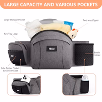 HKAI Baby Hip Carrier,Baby Carrier with Adjustable Waistband & Breathable Mesh, Ergonomic Carrier with Non-Slip Hip Seat Surface for Newborns & Toddlers (Grey) thumbnail 2