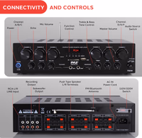 Pyle Bluetooth Wireless Home Amplifier System Micro SD PTA62BT.5 thumbnail 5