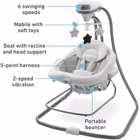 Graco DuetConnect LX Portable Baby Swing and Bouncer, Multi-Direction Baby Bouncer Seat, Multiple Swing Speeds, Redmond thumbnail 2