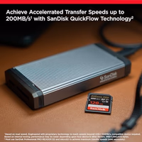 SanDisk 128GB Extreme PRO SDXC UHS-I Memory Card - C10, U3, V30, 4K UHD, SD Card - SDSDXXD-128G-GN4IN thumbnail 2