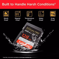 SanDisk 128GB Extreme PRO SDXC UHS-I Memory Card - C10, U3, V30, 4K UHD, SD Card - SDSDXXD-128G-GN4IN thumbnail 5