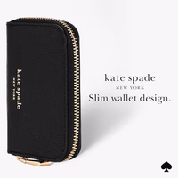 kate spade new york Devin Zip Magnetic Wallet/Card Holder - Compatible with MagSafe Phones and Cases - Black thumbnail 2