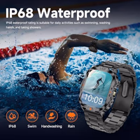 Smart Watch for Men Military Answer/Make Call 2.01″ Display 170+ Sports Modes Fitness Smart Watch IP68 Waterproof 30 Days Standby Smartwatch for Android iOS Silver (2 Straps) thumbnail 3