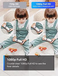 TP-Link Tapo 1080P Indoor Security Camera for Baby Monitor, Dog Camera w/Motion Detection, 2-Way Audio Siren, Night Vision, Cloud & SD Card Storage, Works w/Alexa & Google Home (Tapo C100) thumbnail 5