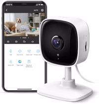 TP-Link Tapo 1080P Indoor Security Camera for Baby Monitor, Dog Camera w/Motion Detection, 2-Way Audio Siren, Night Vision, Cloud & SD Card Storage, Works w/Alexa & Google Home (Tapo C100) thumbnail 1