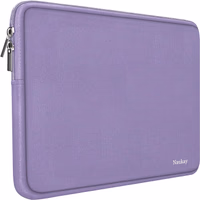 15.6 Inch Laptop Sleeve, Resistant Neoprene Notebook Computer Pocket Case/Tablet Briefcase Carrying Bag Compatible for Asus/Dell/Fujitsu/HP/Sony/Toshiba/Acer- (Purple) thumbnail 1