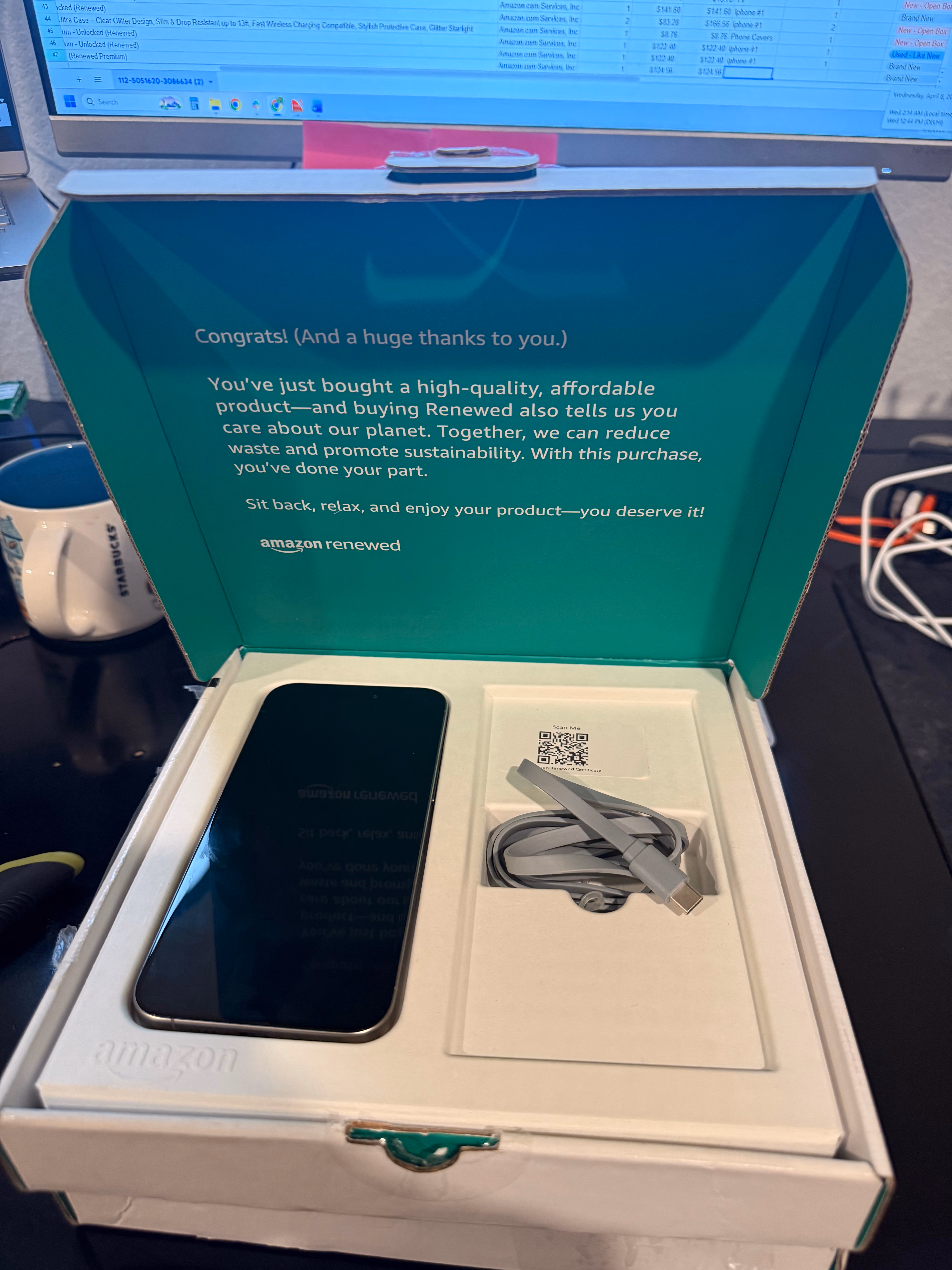 Apple iPhone (Amazon Renewed Premium) 15 Pro Max, 256GB, Natural Titanium - Unlocked thumbnail 4