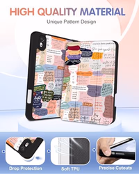 for iPad Mini 7 Case - for iPad Mini 6th/7th Generation Cases Women Girls Cute Folio Cover Girly Quotes Unique Design Pencil Holder for Apple Mini 6 2021/Mini 7 A17 Pro 2024 Case 8.3 Inch thumbnail 3