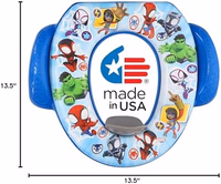 Spidey and His Amazing Friends "Team Up" Soft Potty Seat and Potty Training Seat - Soft Cushion, Baby Potty Training, Safe, Easy to Clean thumbnail 3