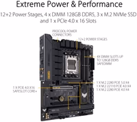 ASUS TUF Gaming B650-PLUS WiFi AMD B650 AM5 Ryzen™ Desktop 9000 8000 and 7000 ATX Motherboard, 14 Power Stages, PCIe® 5.0 M.2, DDR5 Memory, WiFi 6 and 2.5 Gb Ethernet, USB4® Support Aura Sync thumbnail 2