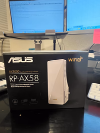 ASUS RP-AX58 AX3000 Dual Band WiFi 6 (802.11ax) Range Extender, AiMesh Extender for Seamless mesh WiFi; Works with Any WiFi Router thumbnail 2