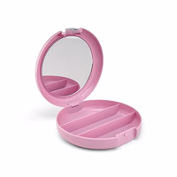 Caboodles For Good Cosmic Compact, Wicked: For Good Limited Edition, Lavender, Travel Organizer For Makeup Snap-Tight Latch For Mess-Free Travel, Compact Size, Mirror Included thumbnail 3